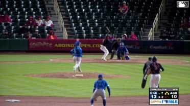 Nicky Lopez walks. Chad Stevens scores. Cole Carrigg to 3rd. Drew Avans to 2nd.