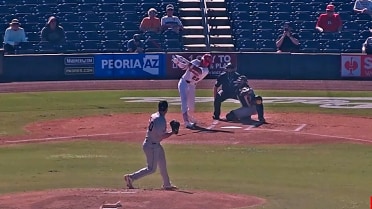 Tai Peete slugs a 408-feet home run