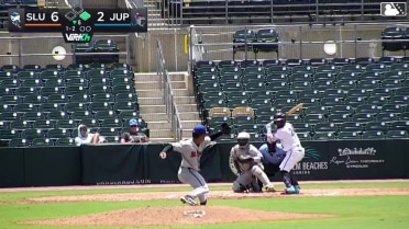 Echedry Vargas challenged (pitch result), call on the field was confirmed: Echedry Vargas called out on strikes and Luis Arana caught stealing 2nd, catcher Julio Zayas to second baseman Jeremy Rodriguez to catcher Julio Zayas.