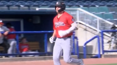 Caleb Bonemer drills his 36th homer of the year