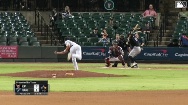 Ethan Pecko's seventh strikeout