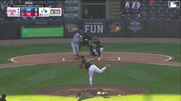 Walker Jenkins doubles for his first Triple-A hit