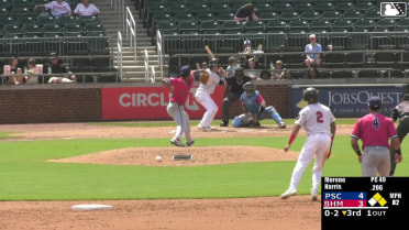 Calvin Harris singles on a line drive to left fielder Emaarion Boyd. Samuel Zavala scores. Jacob Burke to 2nd.