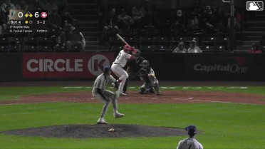 Tucker Toman singles on a line drive to center fielder Anthony Scull. Arjun Nimmala scores. Alexis Hernandez to 3rd.