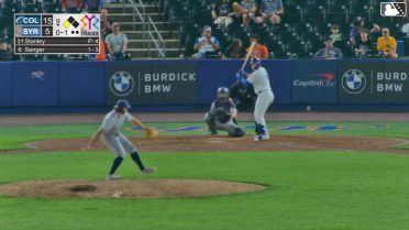 Hayden Senger singles on a line drive to center fielder Kahlil Watson. Jose Ramos scores.