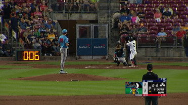 Noble Meyer gives up one run over four frames