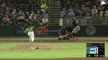 Deyvison De Los Santos homers (21) on a fly ball to center field.