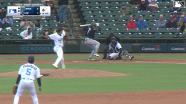 Trey Dombroski In play, run(s) to Brett Squires