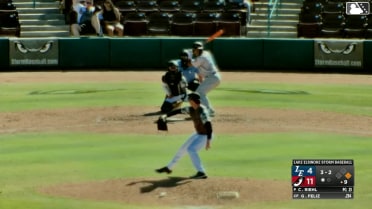 George Feliz homers (3) on a fly ball to center field. Brady O'Brien scores.