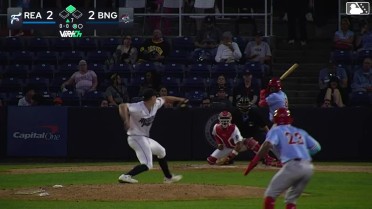 Dylan Campbell lines into a double play, shortstop Wyatt Young to second baseman Nick Lorusso. Raylin Heredia out at 2nd.