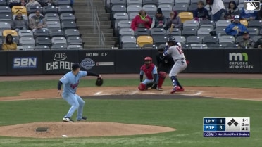 Felix Reyes homers (6) on a fly ball to left field.