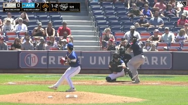 Manuel Palencia homers (2) on a fly ball to center field.
