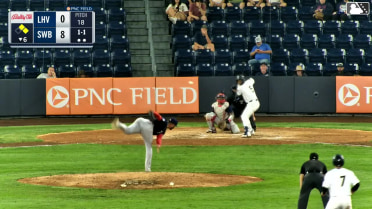 Marco Luciano singles on a line drive to left fielder Kameron Misner. Anthony Volpe scores. Jasson Domínguez to 2nd.
