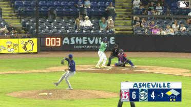 Kenni Gomez reaches on a throwing error by second baseman Yonatan Henriquez. Xavier Neyens scores. Kenni Gomez to 2nd.