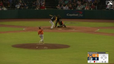 Ryan Cusick notches his seventh strikeout of the game