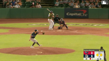 Braedon Karpathios singles on a line drive to left fielder Ricardo Olivar. Tirso Ornelas scores. Romeo Sanabria to 2nd.