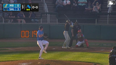 Eli Lovich triples (1) on a sharp fly ball to right fielder Andrews Opata. Geuri Lubo scores. Alexis Hernandez scores.