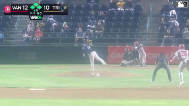 Dameury Pena singles on a sharp line drive to center fielder Hayden Alvarez. Gable Mitchell scores. Ryan Sprock to 3rd. Jaxson West to 2nd.