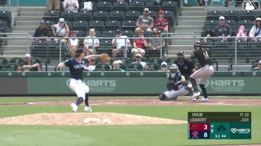 Adrián Sugastey homers (2) on a fly ball to right field.