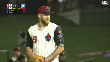 Sam Bachman strikes out his eighth batter