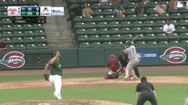 Enmanuel Tejeda homers (6) on a fly ball to left field. David McCann scores.