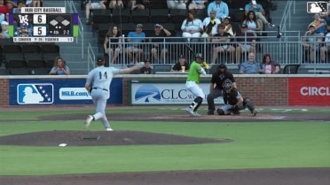 Gleider Figuereo homers (12) on a fly ball to right center field. Luke Hanson scores. Hector Osorio scores.