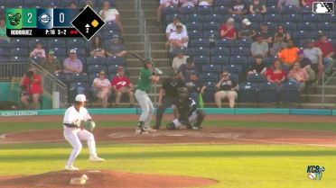 Cooper McMurray hits a ground-rule double (1) on a fly ball to right-center field. Junior Garcia to 3rd.