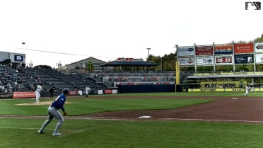 Cristian Pache homers (5) on a fly ball to right center field.
