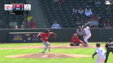 Jorel Ortega singles on a soft line drive to center fielder Miguel Ugueto. Garrett Spain scores.