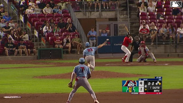 Jose Salas strikes out swinging.