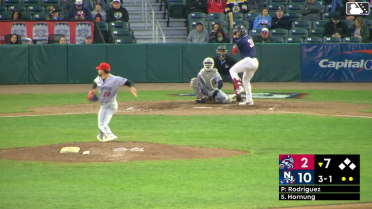 Jackson Hornung homers (2) on a fly ball to right field.