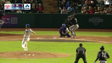 Justin Foscue doubles (4) on a sharp line drive to left fielder Michael Siani. Aaron Zavala scores. Richie Martin Jr. scores. Tyler Wade to 3rd.