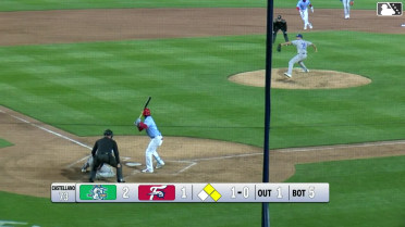 Carson DeMartini grounds into a double play, second baseman Roc Riggio to shortstop Andy Perez to first baseman Aidan Longwell. Dante Nori out at 2nd. Carson DeMartini out at 1st.