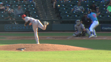 Daniel Eagen racks up eight strikeouts