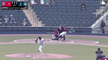 Juan Martinez singles on a line drive to left fielder Luke Dickerson. Juan Ortuno scores. Alexander Frias scores. Brailyn Antunez to 2nd.