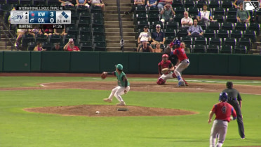 Kevin Alcántara singles on a sharp line drive to center fielder Kahlil Watson. Owen Ayers scores. Chas McCormick to 2nd.