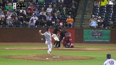 Shalin Polanco homers (4) on a line drive to center field.