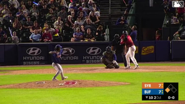 Eloy Jiménez singles on a sharp line drive to center fielder Nick Morabito. Je'Von Ward scores.