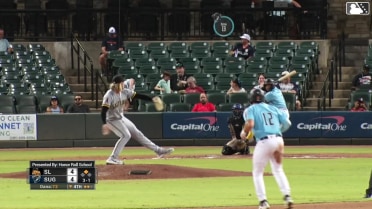 Pascanel Ferreras singles on a fly ball to center fielder Nelson Rada. Garret Guillemette scores.