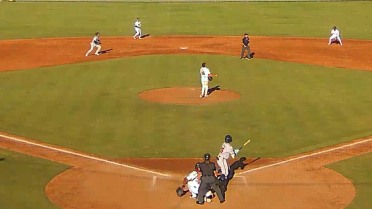 David McCabe's RBI ground-rule double