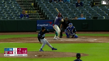 Marcus Lee Sang homers (3) on a fly ball to left center field.