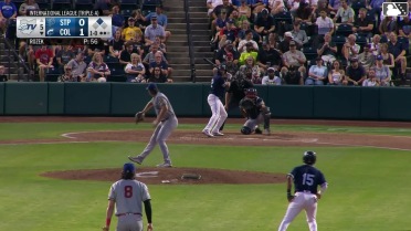 Aaron Rozek In play, run(s) to Daniel Schneemann