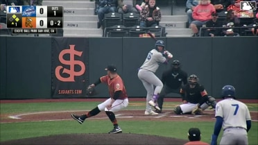 Ricardo Estrada In play, run(s) to Ching-Hsien Ko