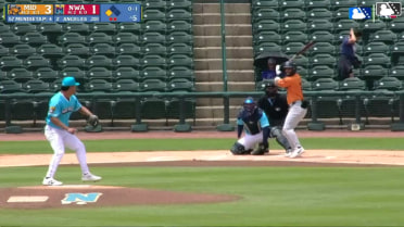 Euribiel Angeles homers (2) on a fly ball to left center field. Brennan Milone scores.