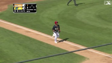 Hao-Yu Lee goes deep and plates two in the 2nd inning
