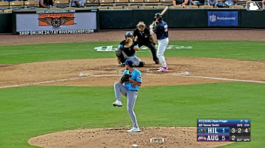 Tanner Smith singles on a ground ball to left fielder Yerlin Luis. Luis Guanipa scores. Dallas Macias scores. Tanner Smith to 2nd. Fielding error by third baseman Luis De La Cruz.