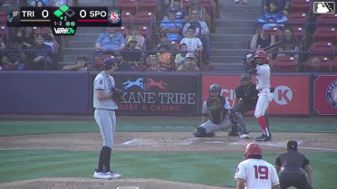 Caleb Hobson singles on a ground ball to left fielder Jorge Ruiz. Tanner Thach scores. Alan Espinal scores.