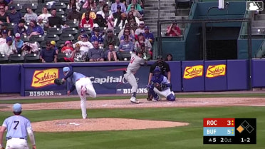 Leandro Pineda homers (12) on a fly ball to right field. Trey Lipscomb scores.