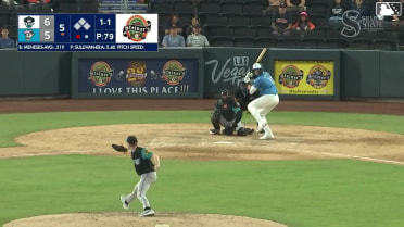Joey Meneses homers (6) on a fly ball to left field.