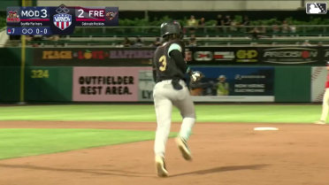 Felnin Celesten launches his career-high fourth homer